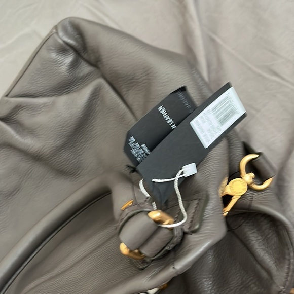 Marc Jacobs Gray Leather Tote Bag - Picture 4 of 6